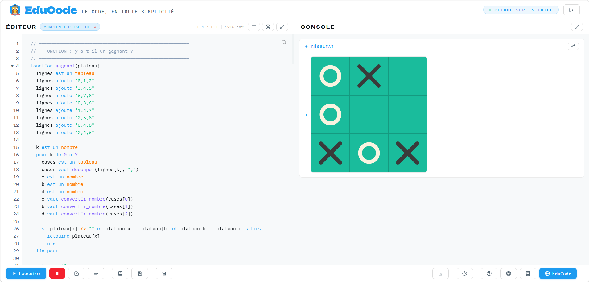 Construire un jeu complet : un excellent exercice de logique et d’expérience utilisateur.